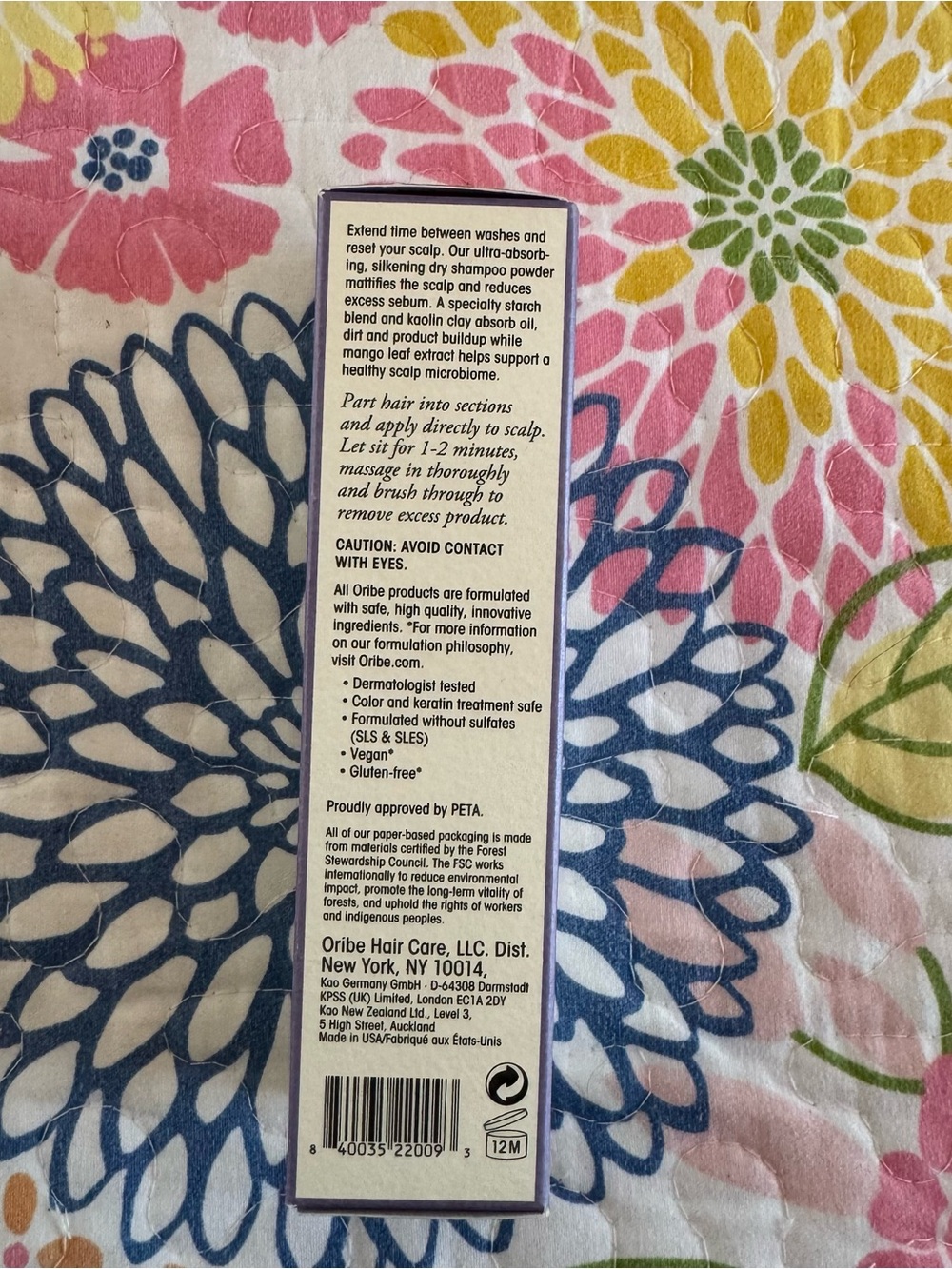 New Oribe Serene Scalp Oil Control Dry Shampoo Powder - Picture 2 of 2